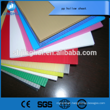 hot sale twin-wall pp material pp corrugated sheet made in China